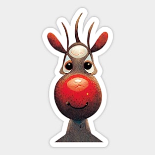 Reindeer Sticker